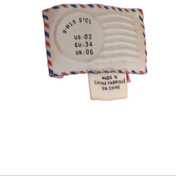 Anthropologie postage stamp 100% silk pink snail yank top size 2 - Picture 3 of 5